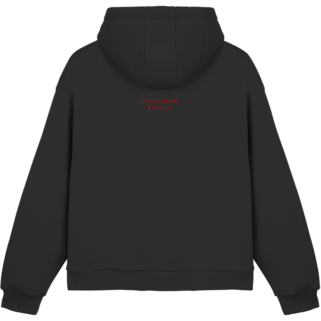 BOXCUT 330 GSM PHONE DOWN HOODIE