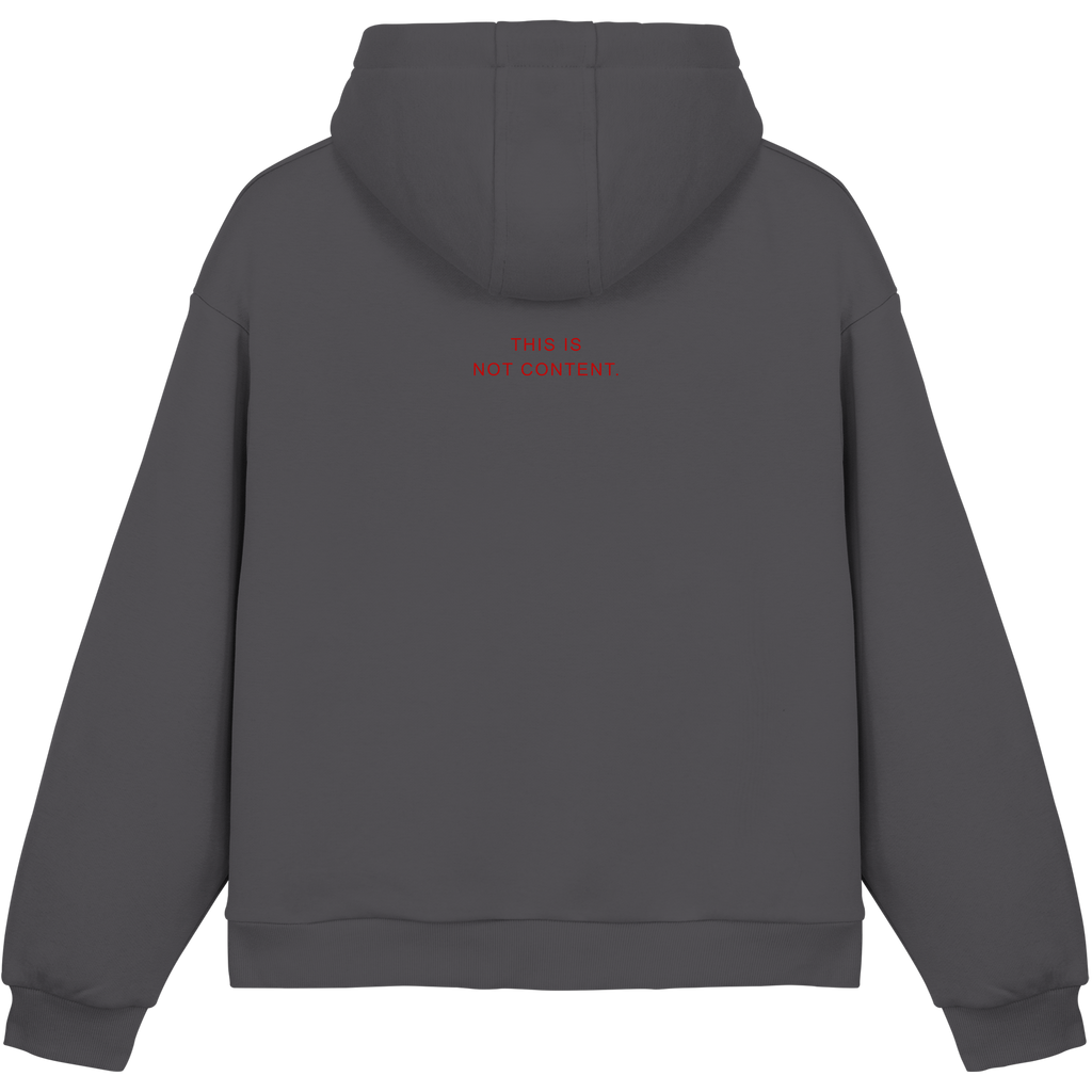 BOXCUT 330 GSM NOT CONTENT HOODIE